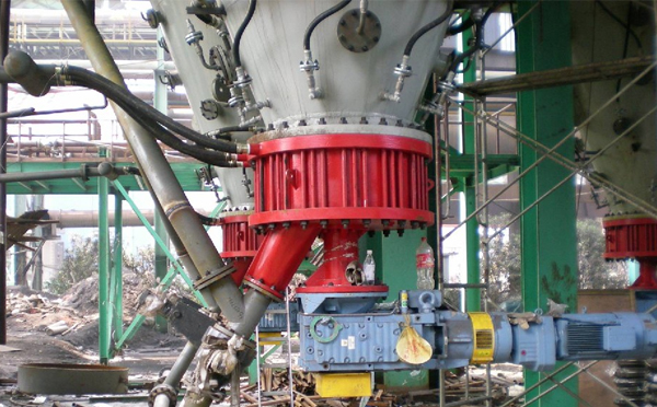 旋轉(zhuǎn)給料機(jī)現(xiàn)場(chǎng)